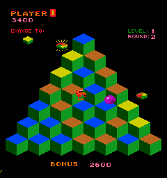 Read more about the article Faster, Harder, More Challenging Q*bert (prototype)