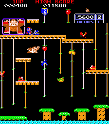 Donkey King Jr. (bootleg of Donkey Kong Jr.)